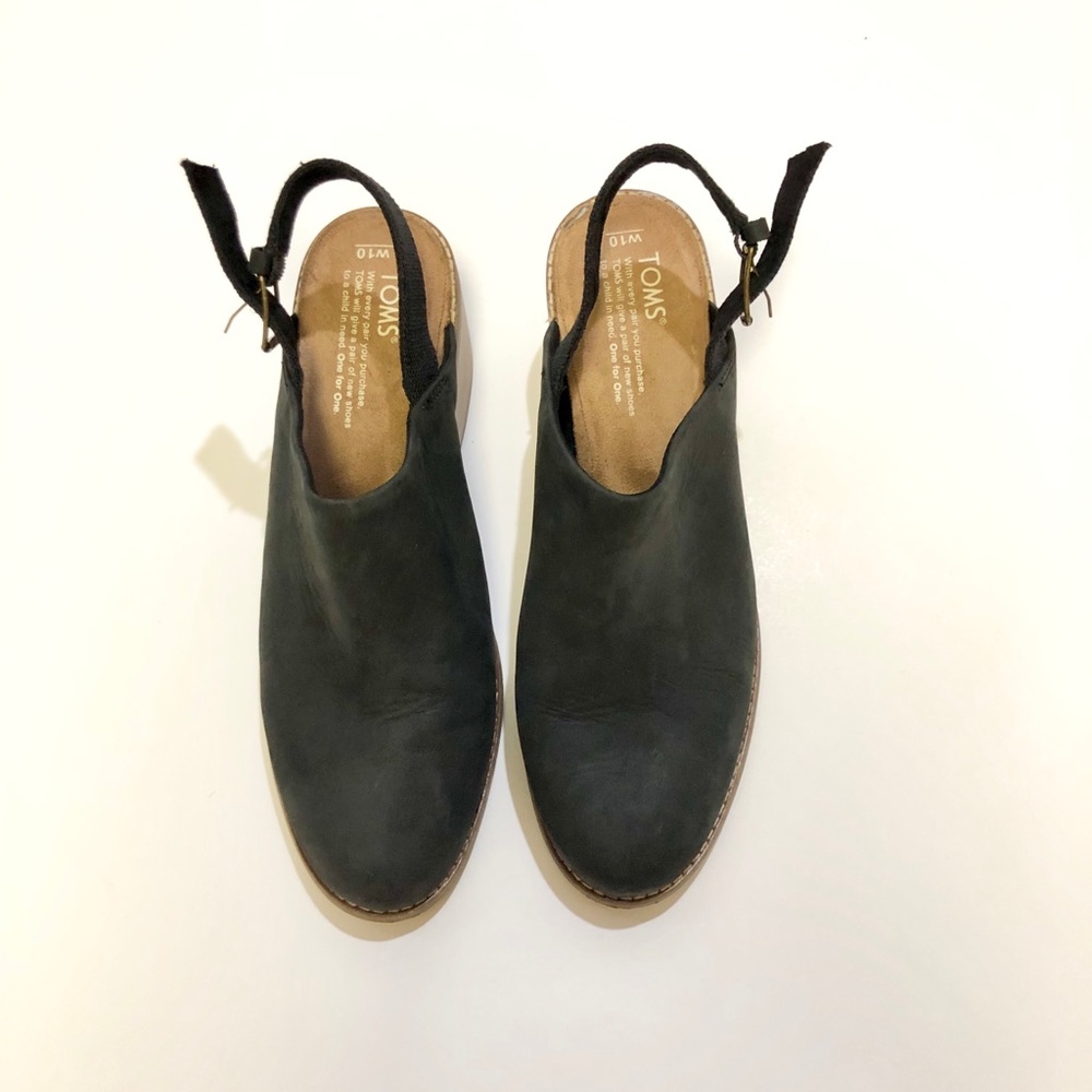 Toms Leila Slingback sandals size 10